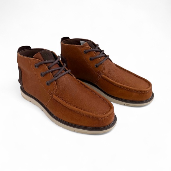 TOMS Men's Waterproof Leather Chukka Boots size 7 color brown - Picture 2 of 10